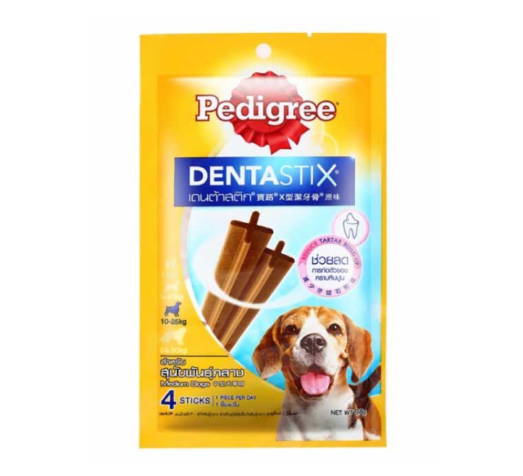 Bâtonnets Dentastix hygiène bucco-dentaire moyen chien 98 g - PEDIGREE®
