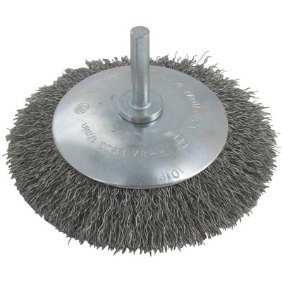 Brosse cuvette fils acier ondulés Ø 90mm - SCID