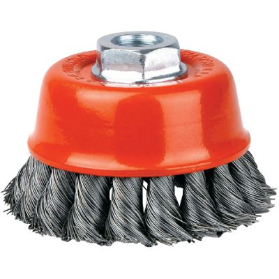 Brosse coupe mèches acier torsadées Ø70mm - SCID