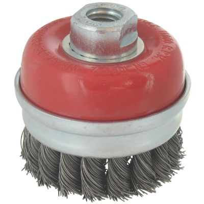 Brosse coupe mèches inox torsadées Ø70mm - SCID