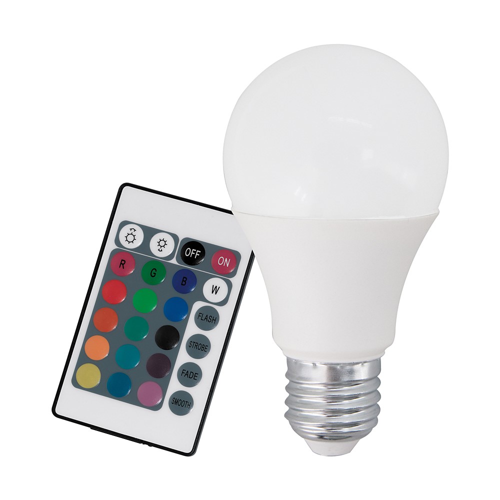 Ampoule E27-LED-RGBW-A60 7,5W 3000K - EGLO