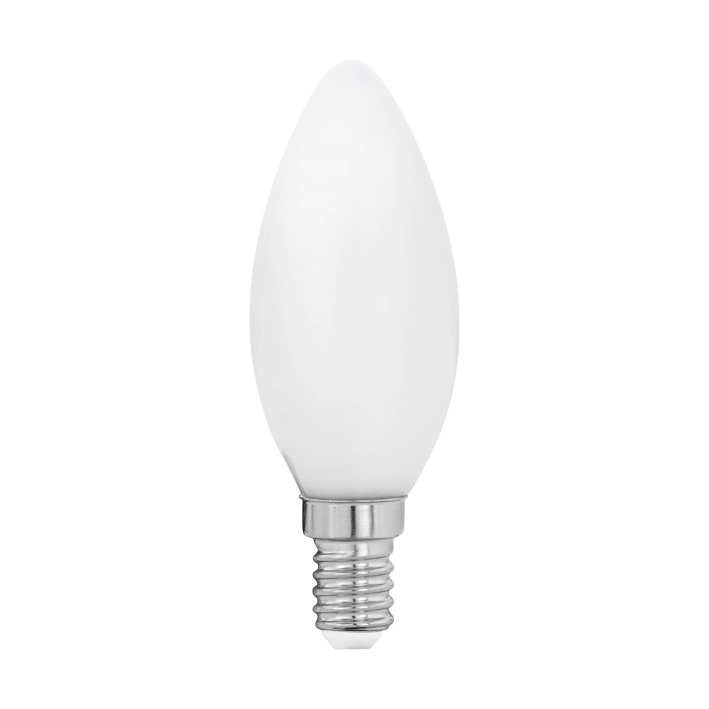 Ampoule Laiteuse E14-LED-C35 bougie 4W 2700K - EGLO