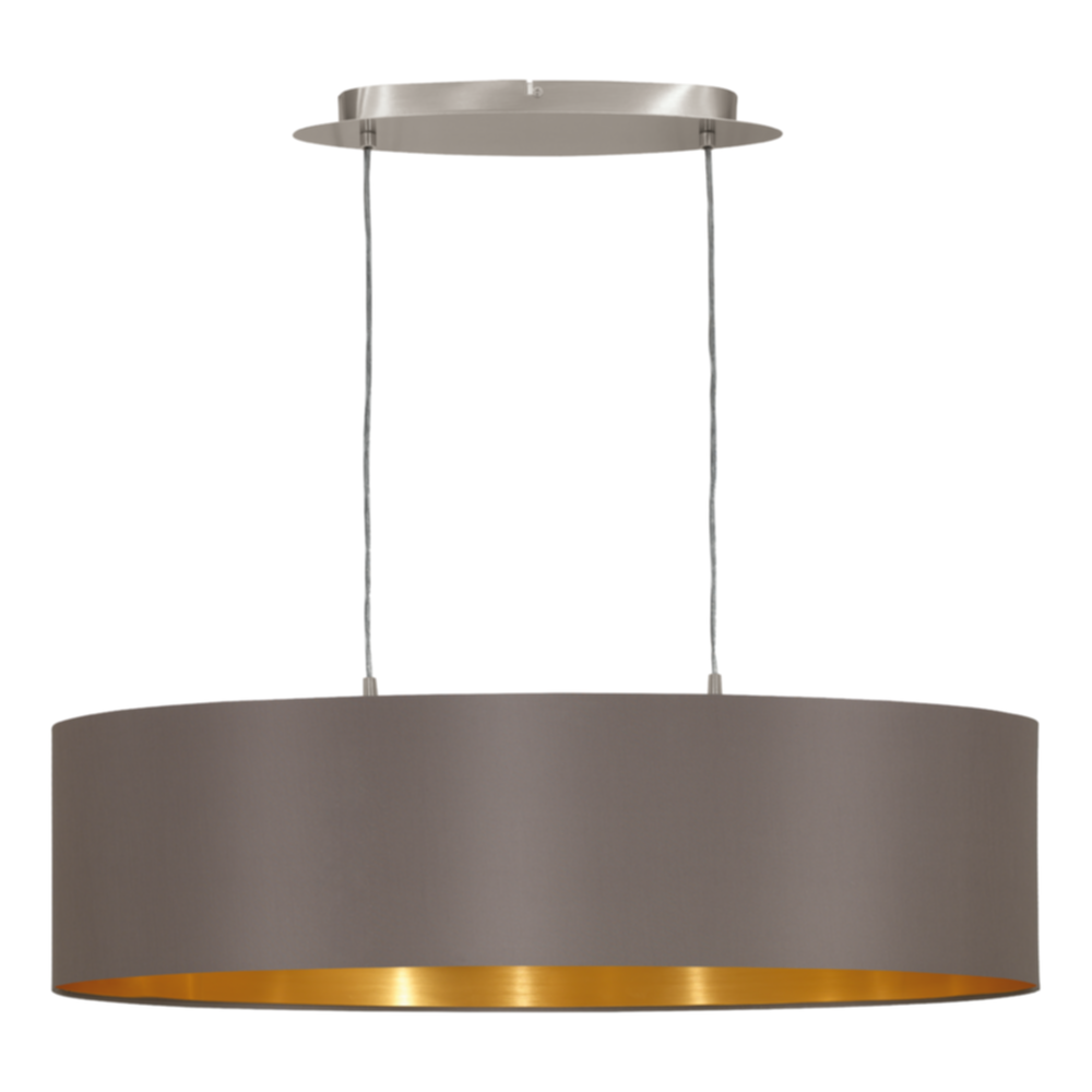 Suspension Maserlo gold/cappucino satin nickel 78 x 22 x 110 cm - EGLO