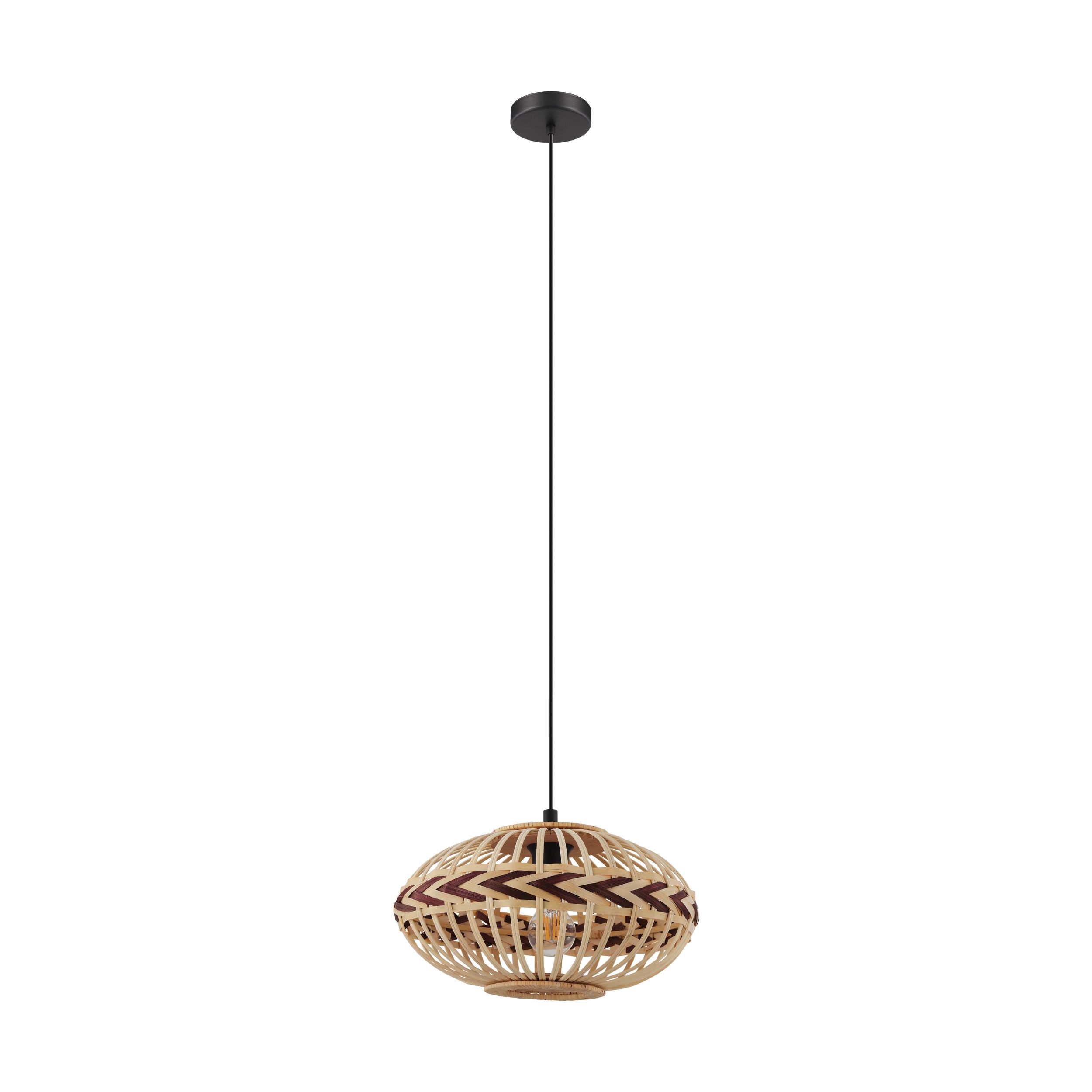 Suspension en bois Dondarrion Ø37 cm E27 naturel - EGLO