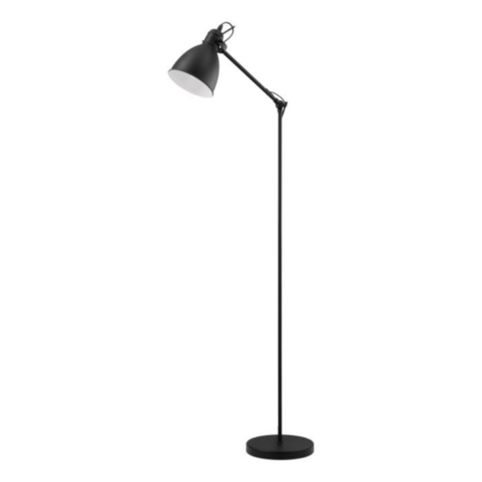 Lampadaire Priddy Ø23 x H137 cm acier noir E27x1 40W A++E - EGLO