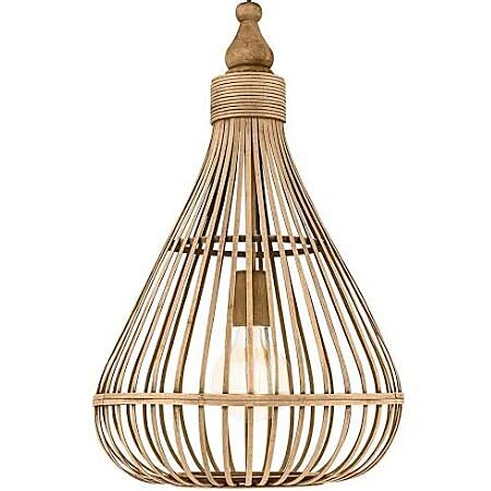 Suspension Amsfield bois marron  ø 35 cm E27 1 x 60W - EGLO