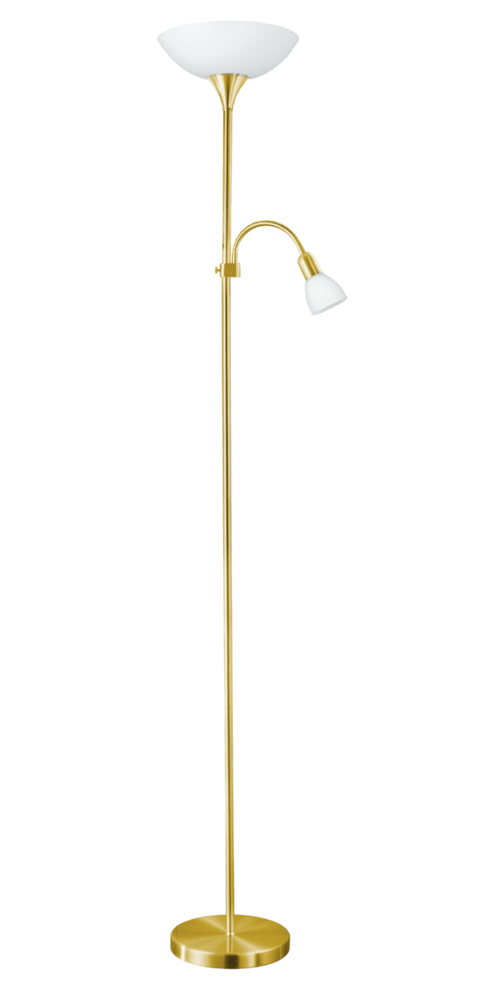 Lampadaire Up2 Ø27,5 x 176,5 cm acier doré E27 60W E14 25W A++E - EGLO