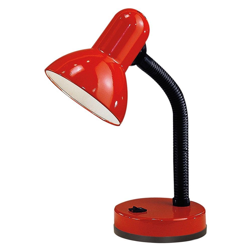 Lampe de table Basic rouge E27 1 x 60W - EGLO
