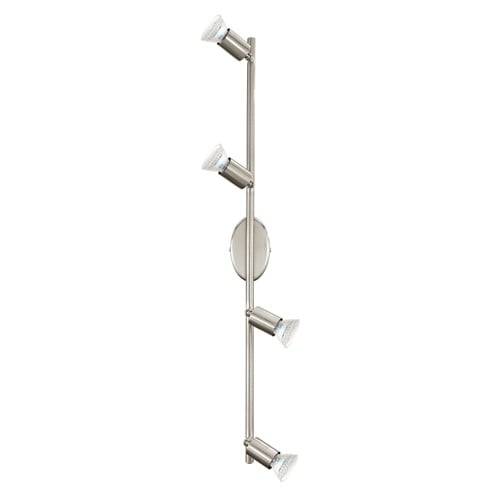 Spot Buzz en acier satin nickel GU10-LED incl. 4 x 3W 3000K- EGLO