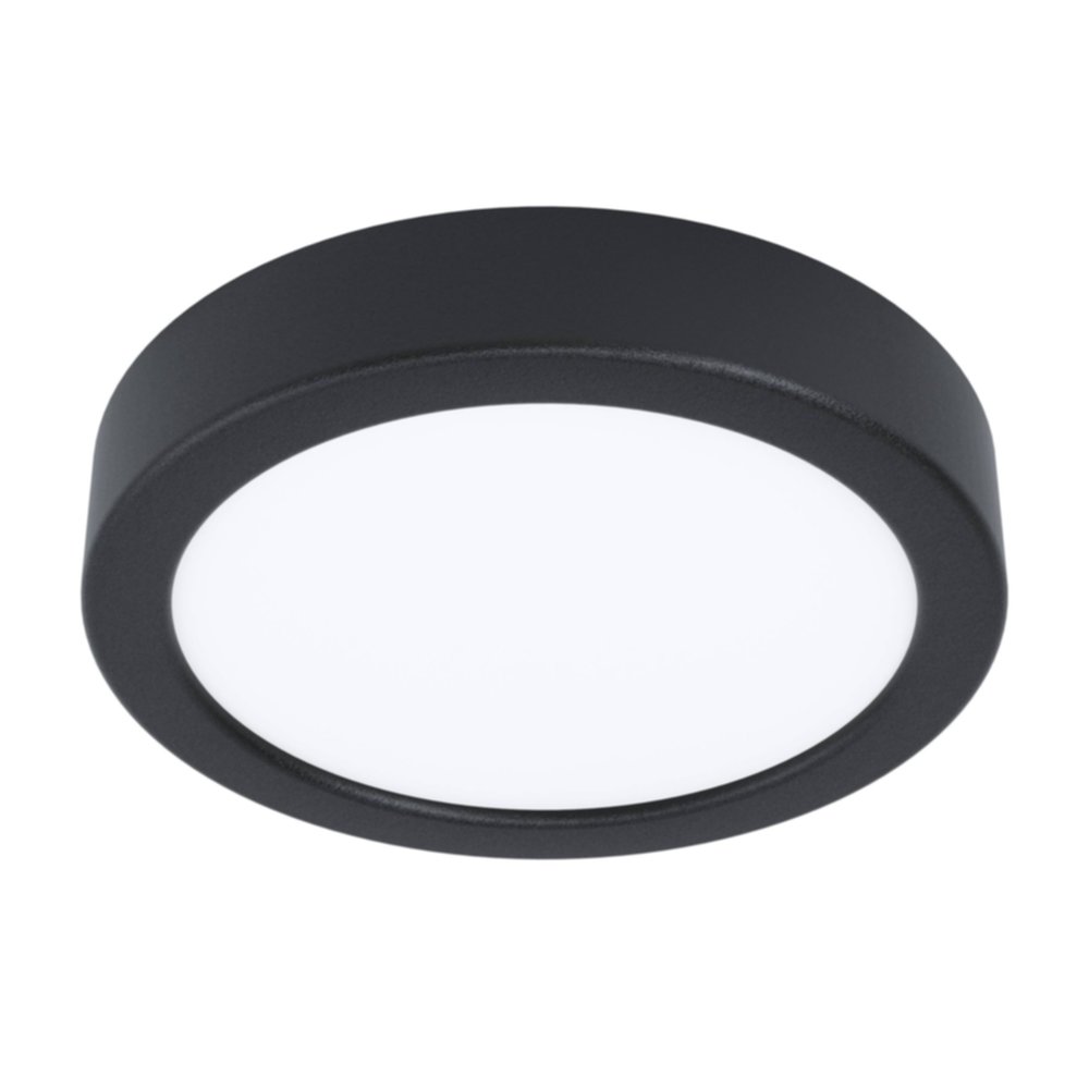 Plafonnier LED Ø16cm noir 11W 1350 lumens 4000K Fueva 5 - EGLO