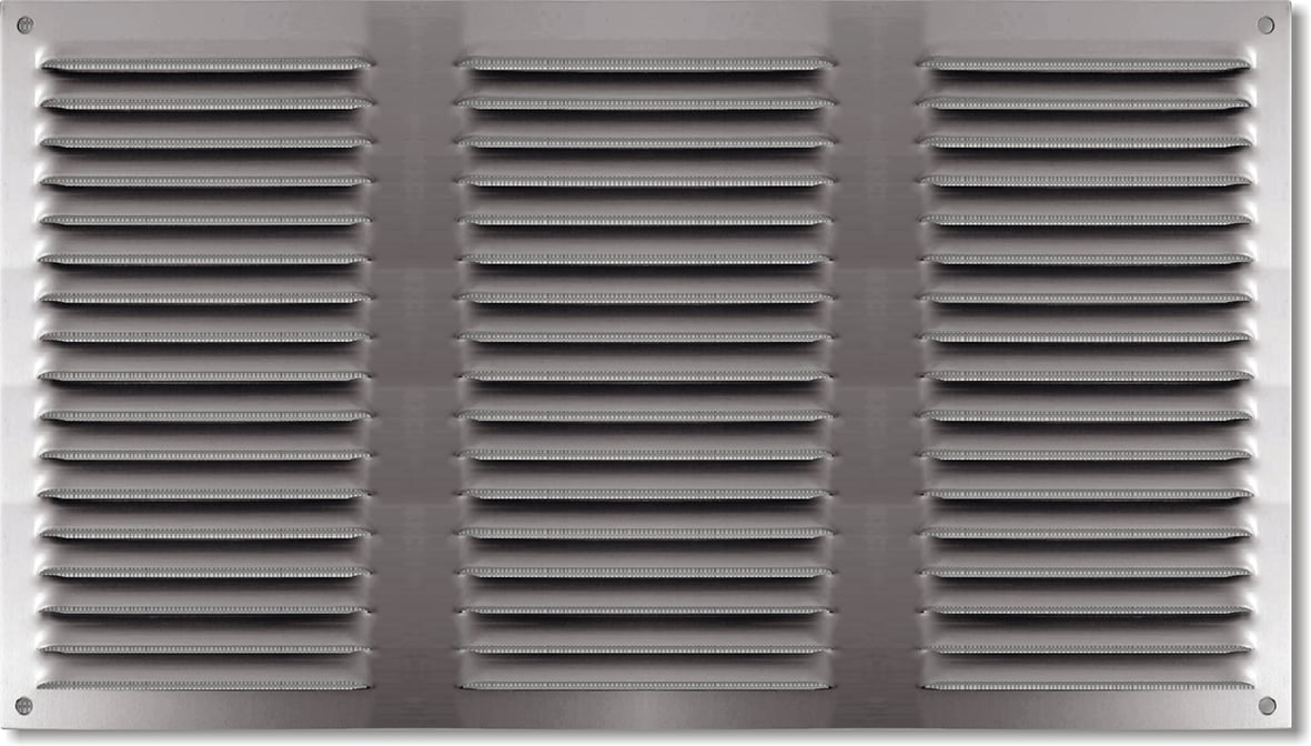 grille aluminium 300x200mm - avec moustiquaire - AUTOGYRE