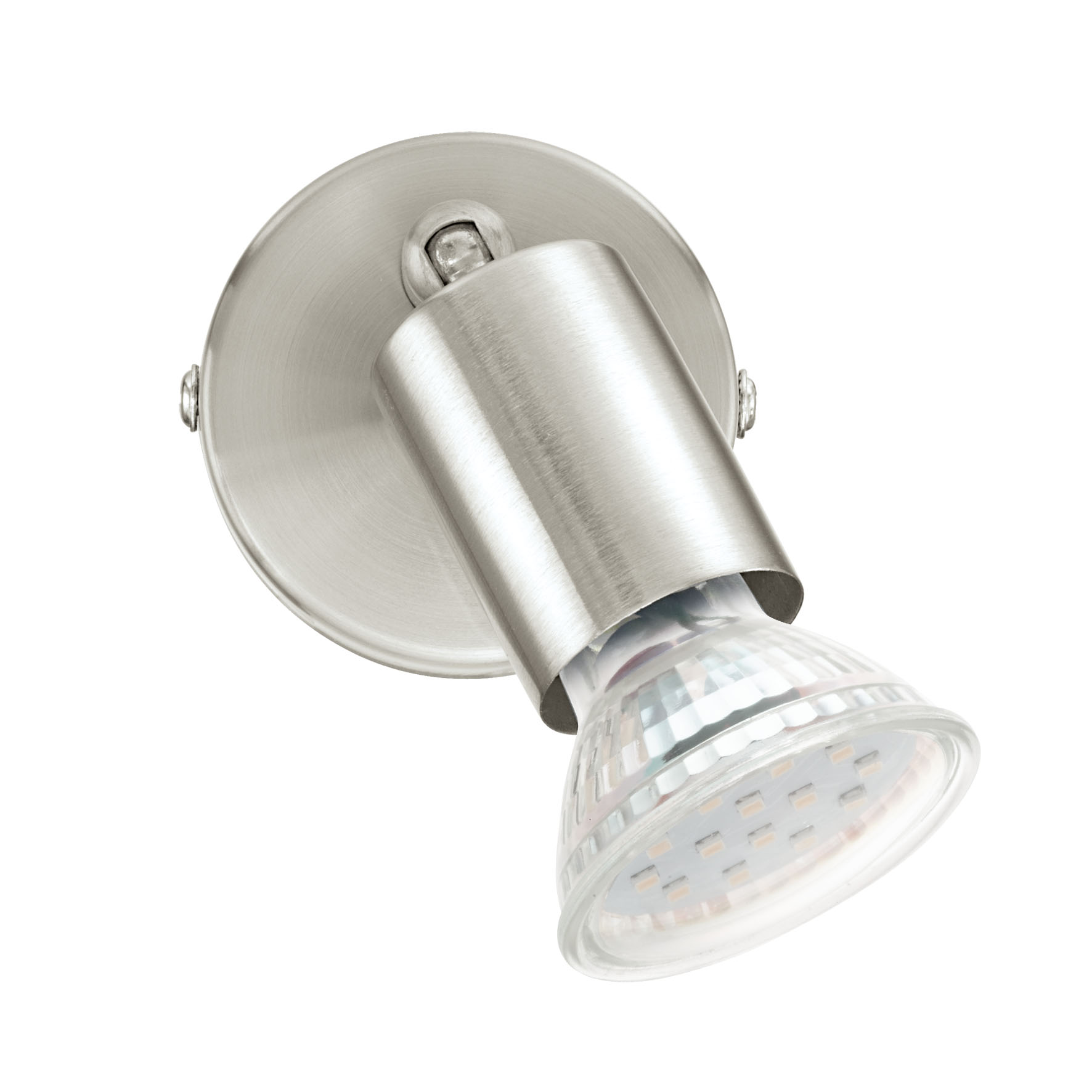 Spot Buzz en acier satin nickel GU10-LED incl. 1 x 3W 3000K- EGLO