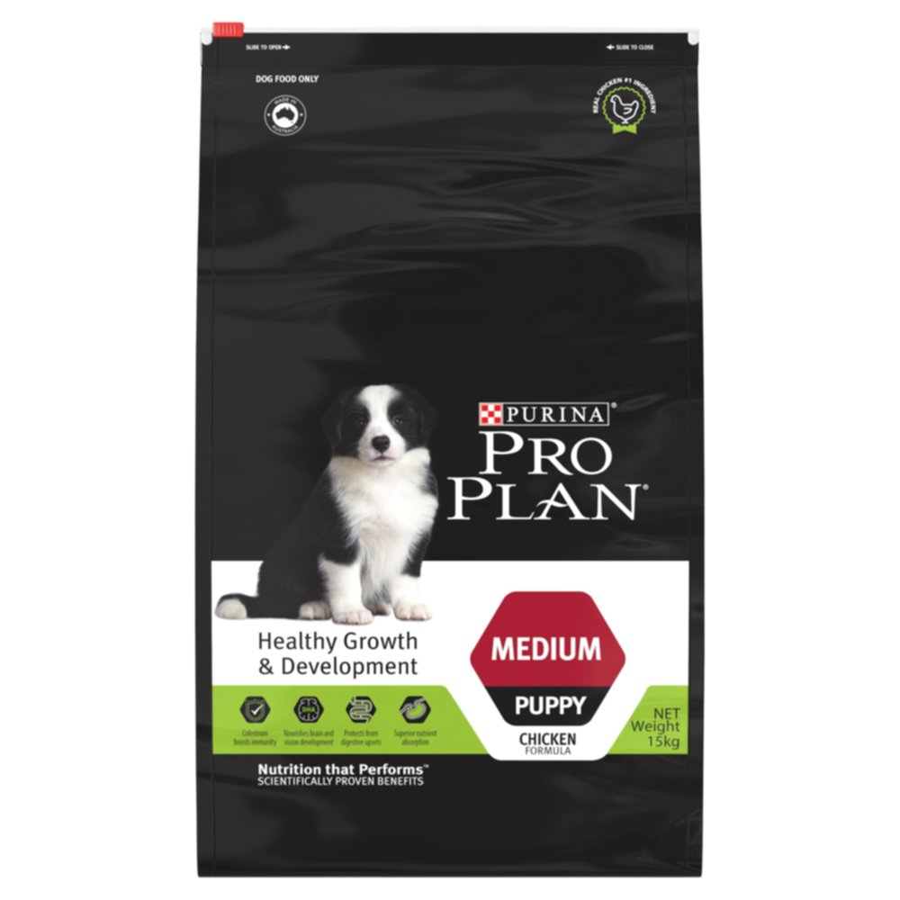 Aliment sec pour chien medium poulet 15 kg - PRO PLAN