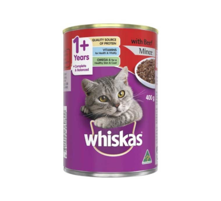 Aliment humide chat adulte Boeuf 400 g - WHISKAS®