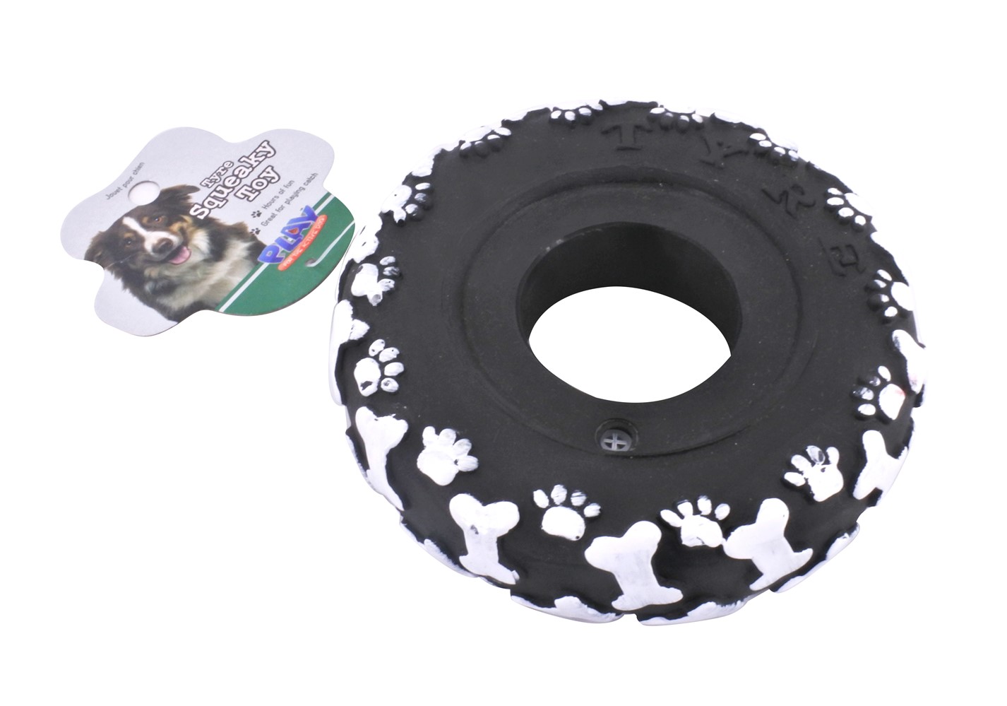Jouet pour chien grand pneu 12 cm - UBL