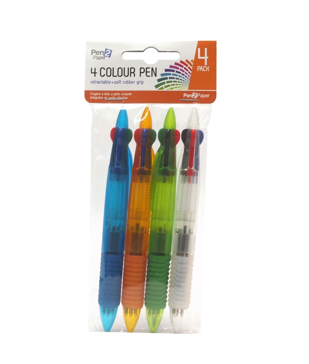Lot de 4 crayons couleurs - UBL