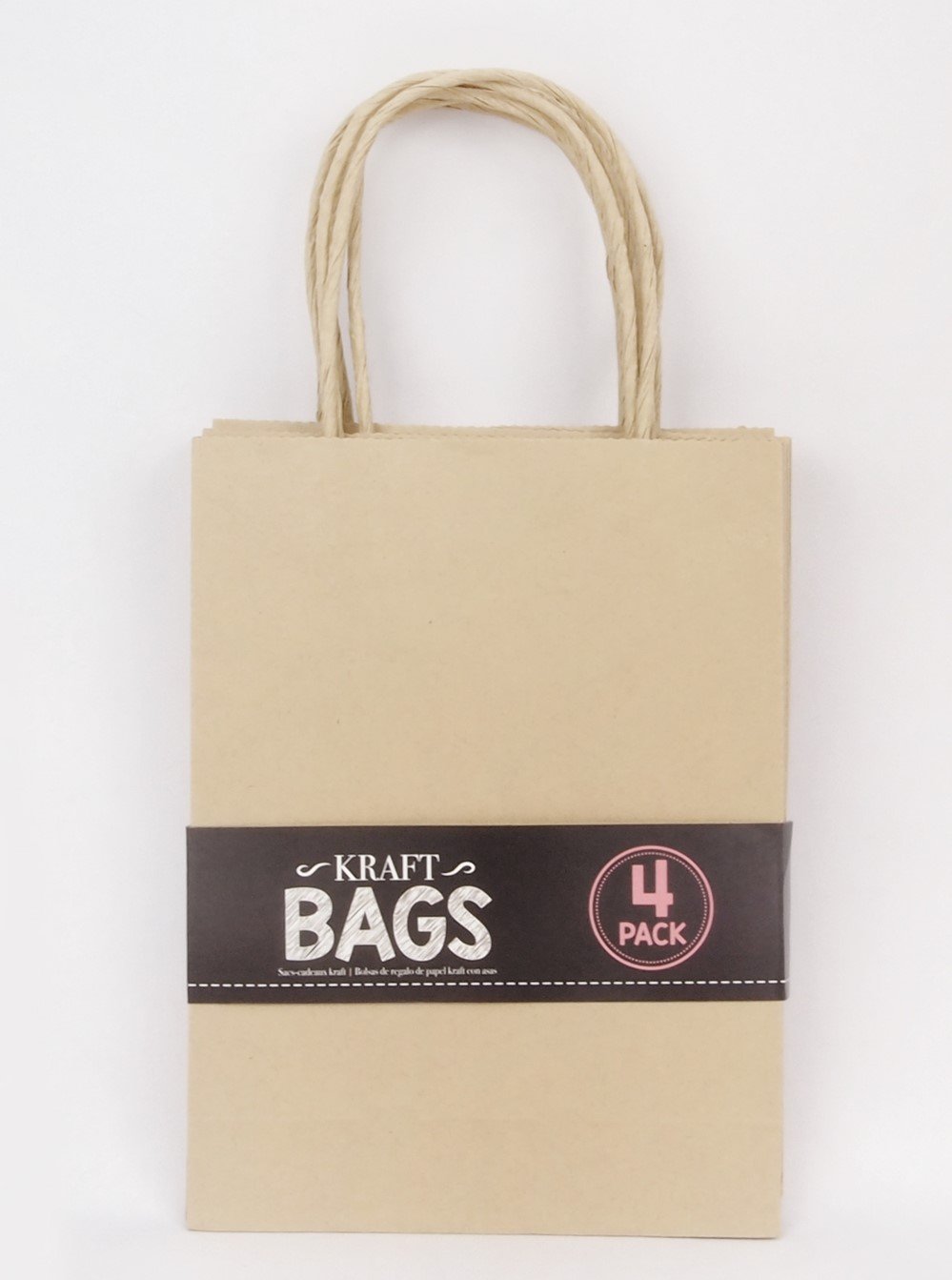 Lot de 4 sacs en papier 200 x 150 x 60 mm- UBL