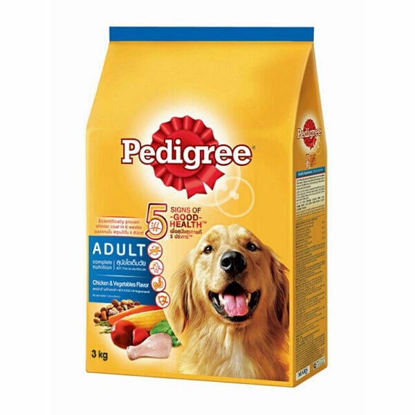 Croquettes chien adulte Poulet & Légumes 3 kg - PEDIGREE