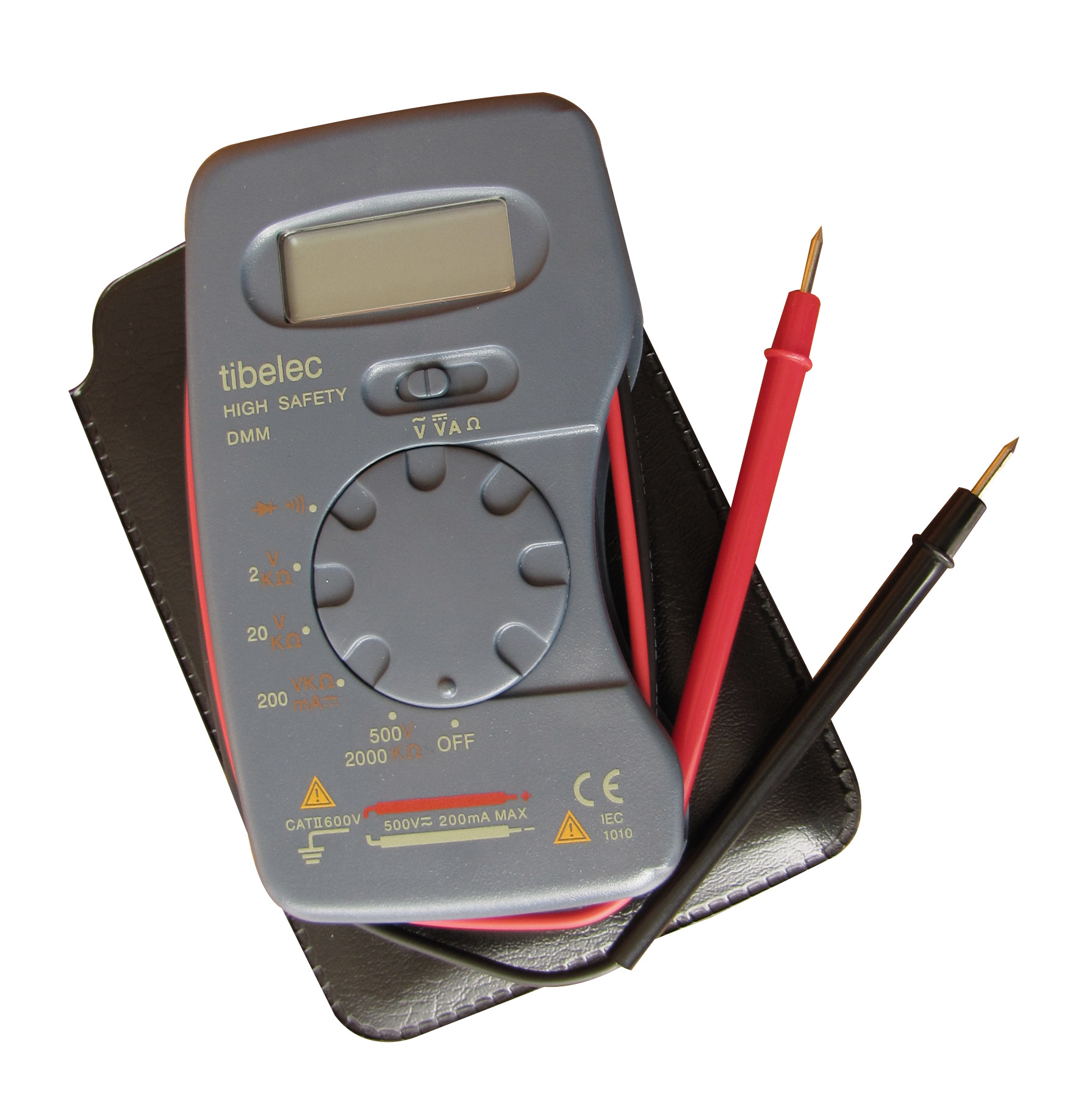Testeur digital de poche avec cordons intégrés - TIBELEC