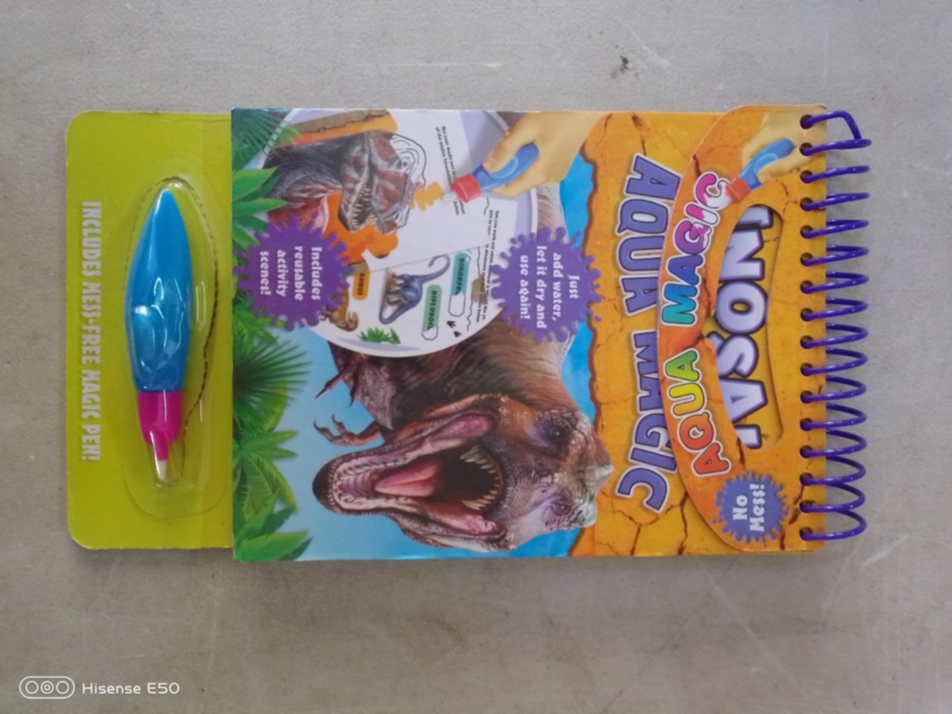 Set de peinture à l'eau magique Dinosaure - HOBBYWORLD