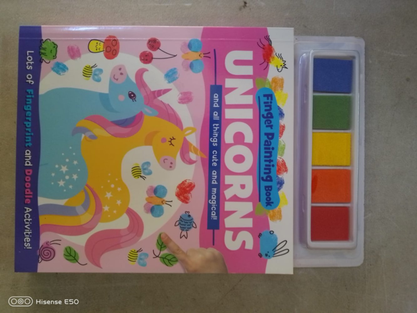 Set de peinture au doigt Licorne - HOBBYWORLD