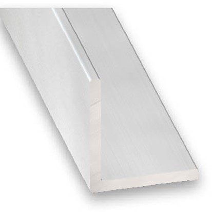 Cornière Aluminium 20x20mm ép.1,5mm 2m Incolore Anodisé - CQFD