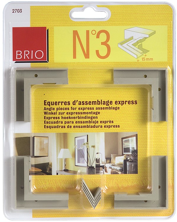 4 Equerres d'assemblage express n°3