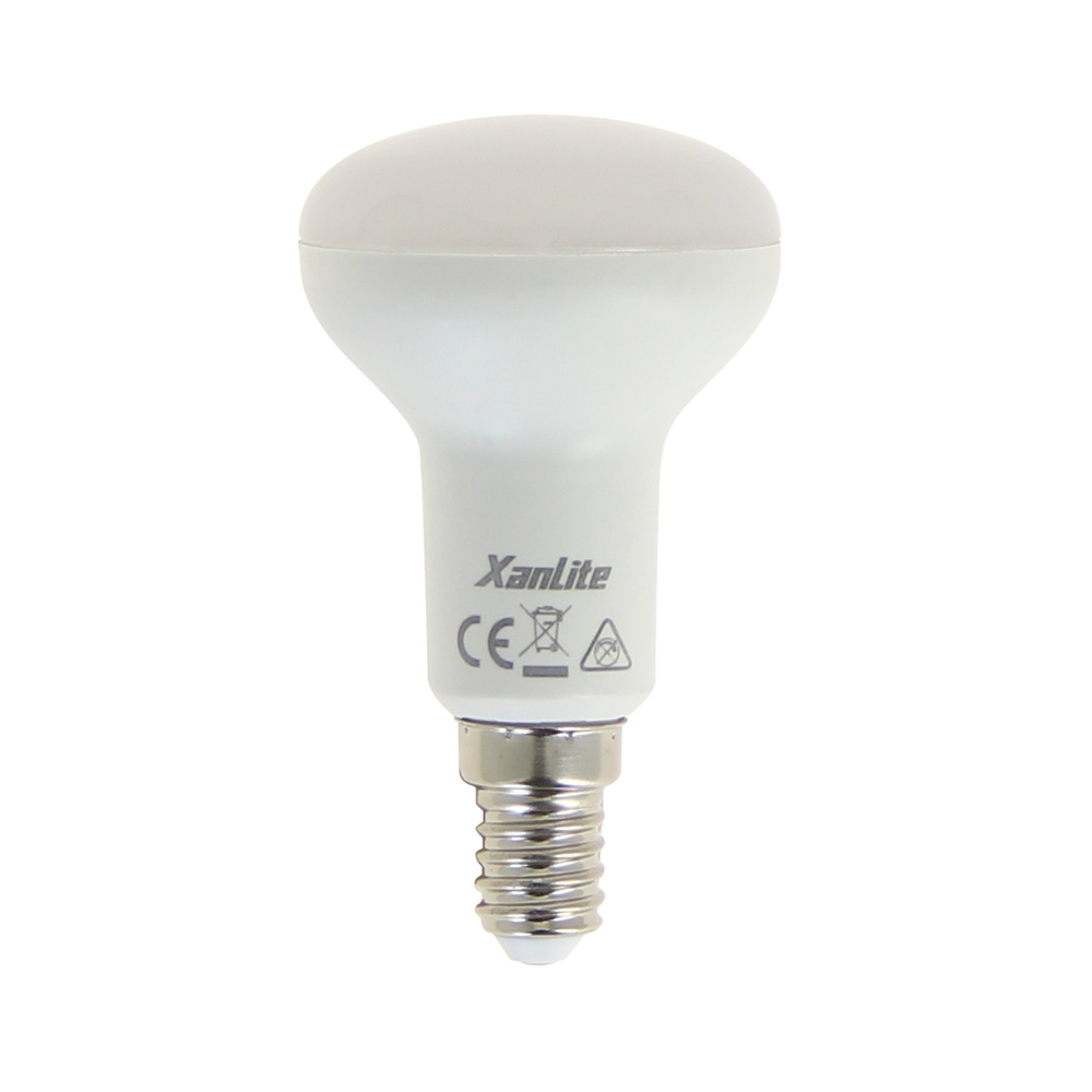 Ampoule R50 led E14 470lm 6W blanc chaud - XANLITE