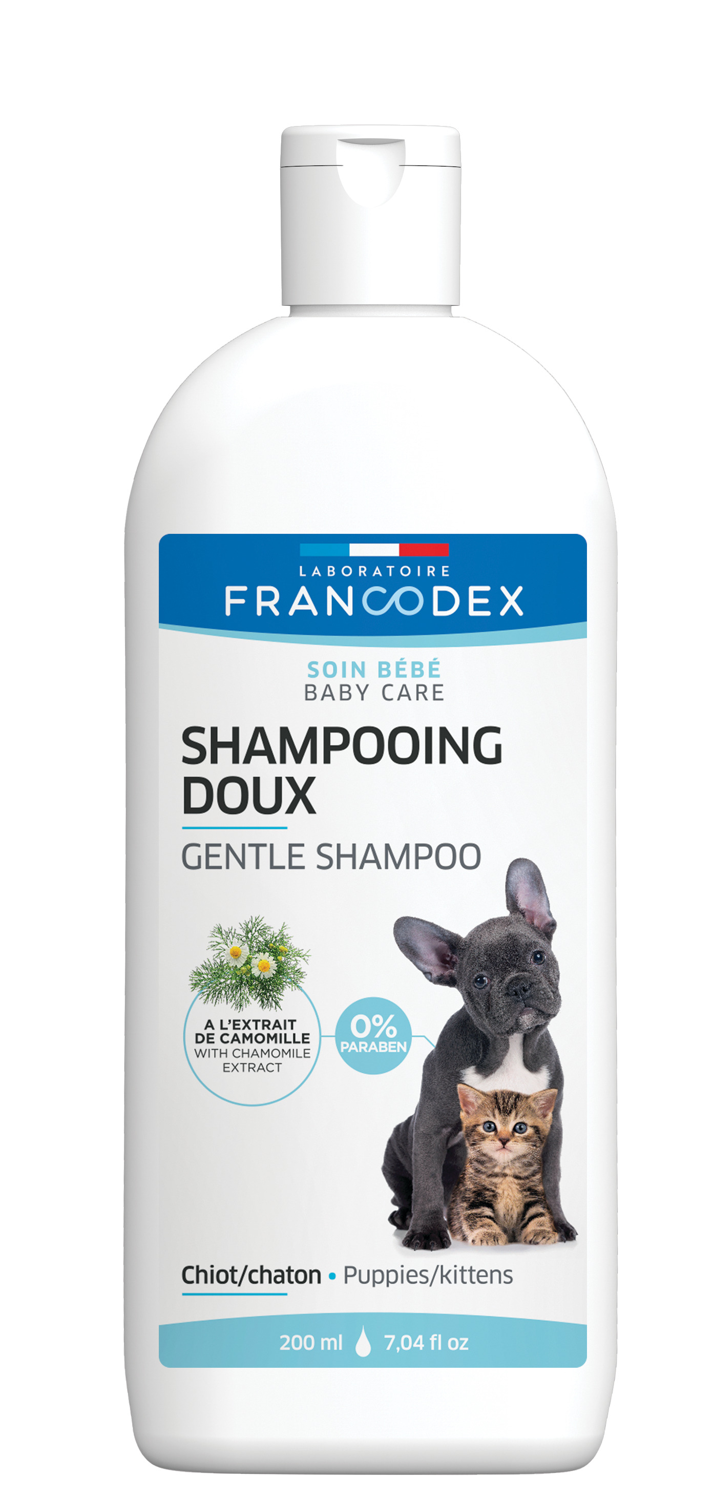 Shampooing doux chiot chaton 200ml