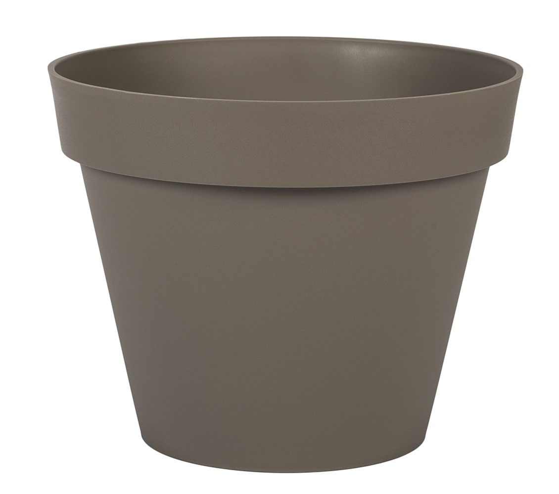 Pot Toscane rond ⌀ 30 cm taupe - EDA