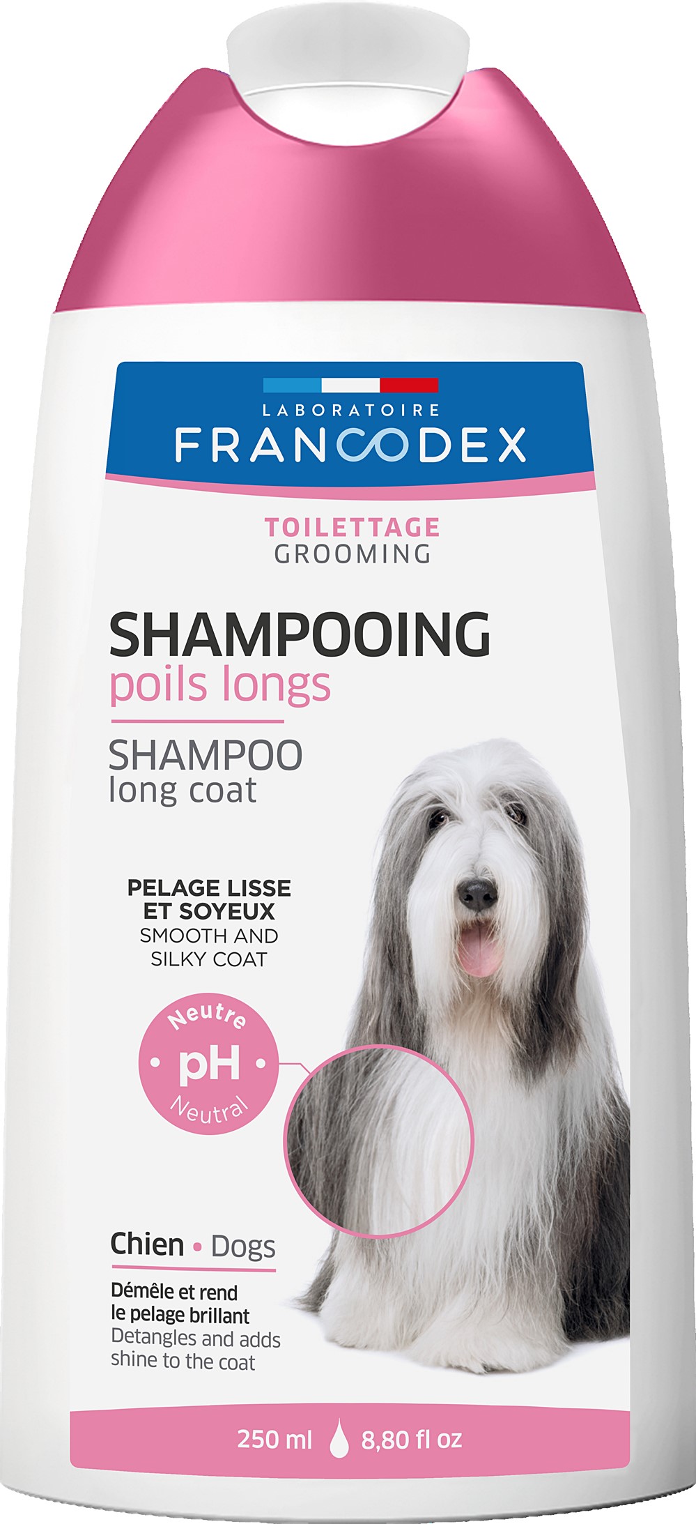 Shampooing chien poils longs 250ml