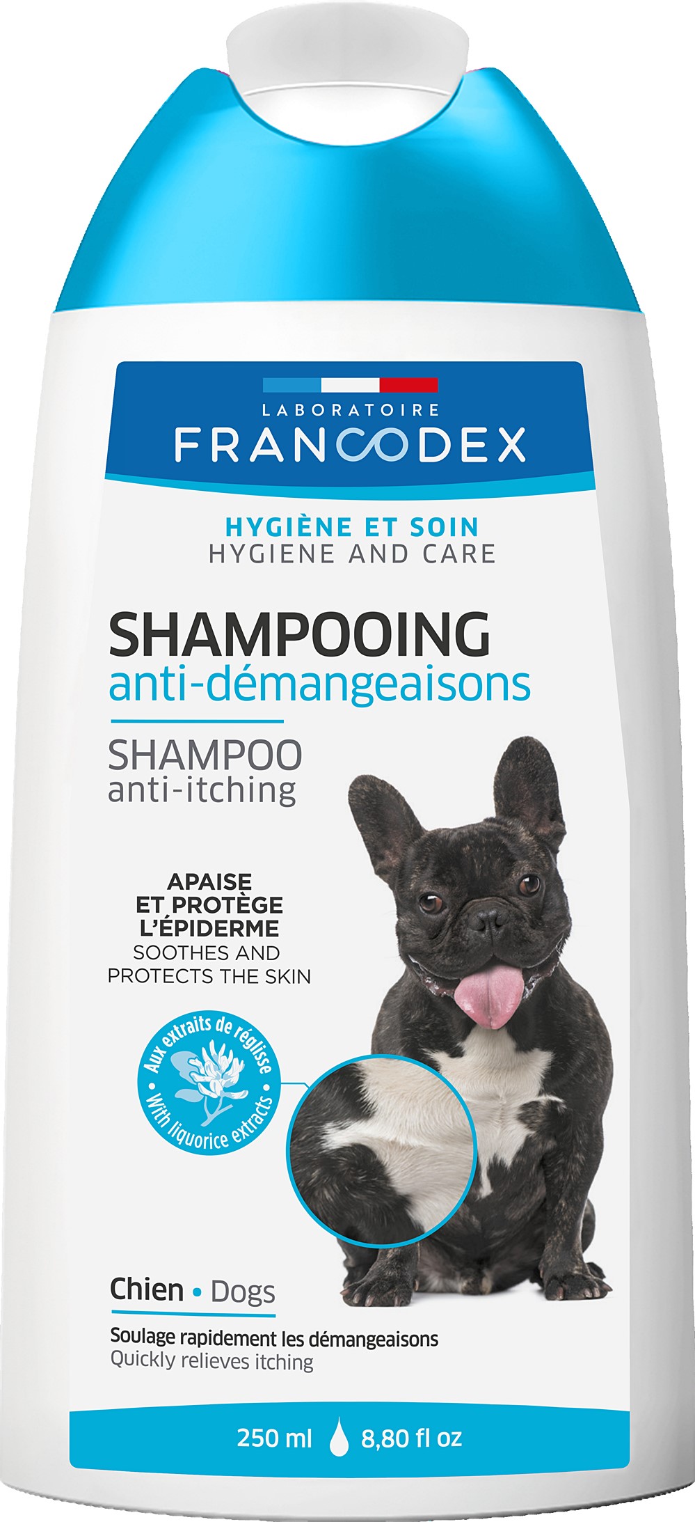 Shampooing chien anti-démangeaison250ml