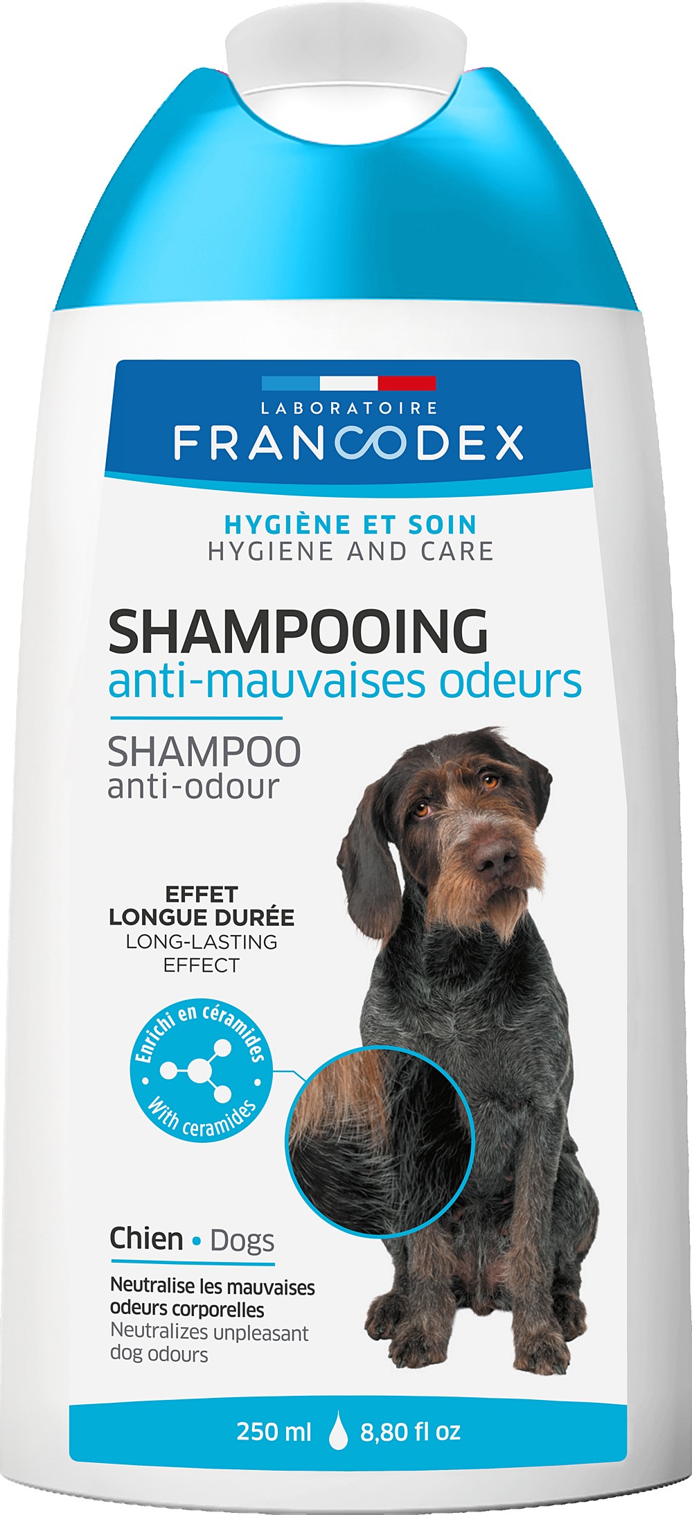 Shampooing chien antimauvaises odeurs 250 ml