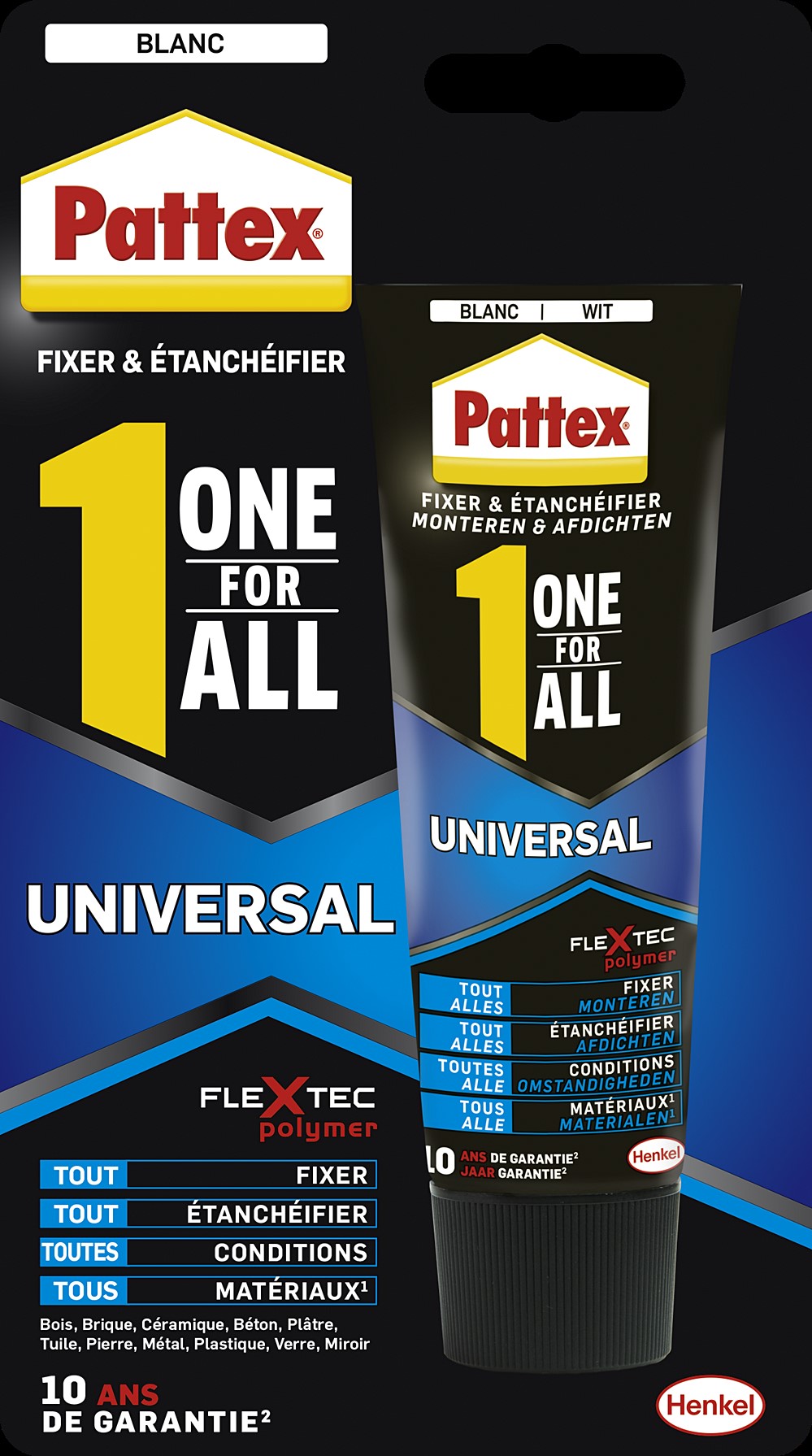 PATTEX - Pattex Ni clou Ni Vis Tous matériaux 142g - Pattex Ni