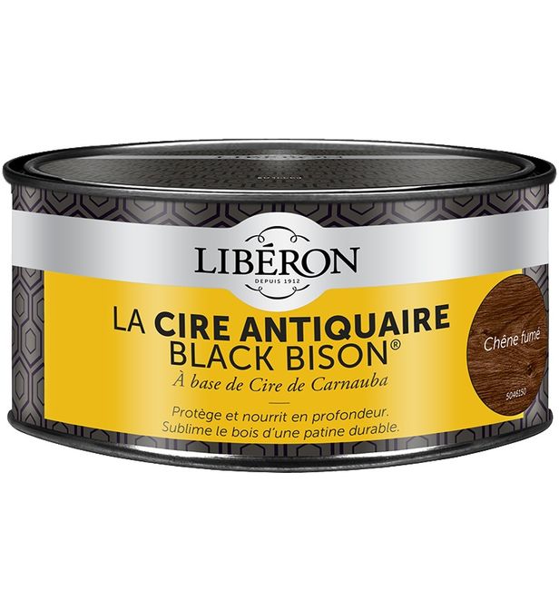 LIBERON  CIRE ANTIQUAIRE BLACK BISON PATE LIBERON CHENE FUME 0,5 L