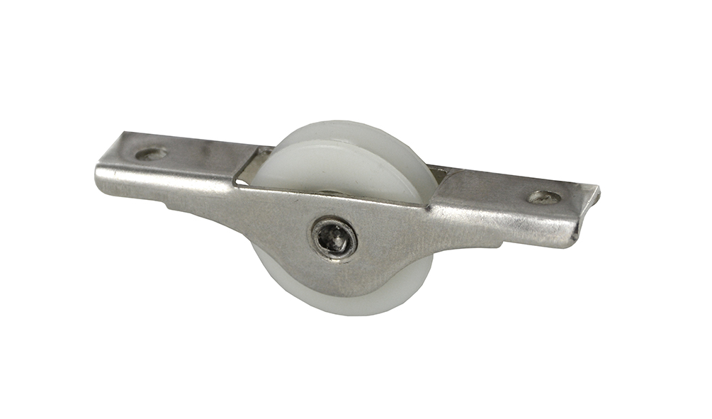 Roulette pour rail coulissant de placard - Charge admissible 20kg. Ø24mm - CIME