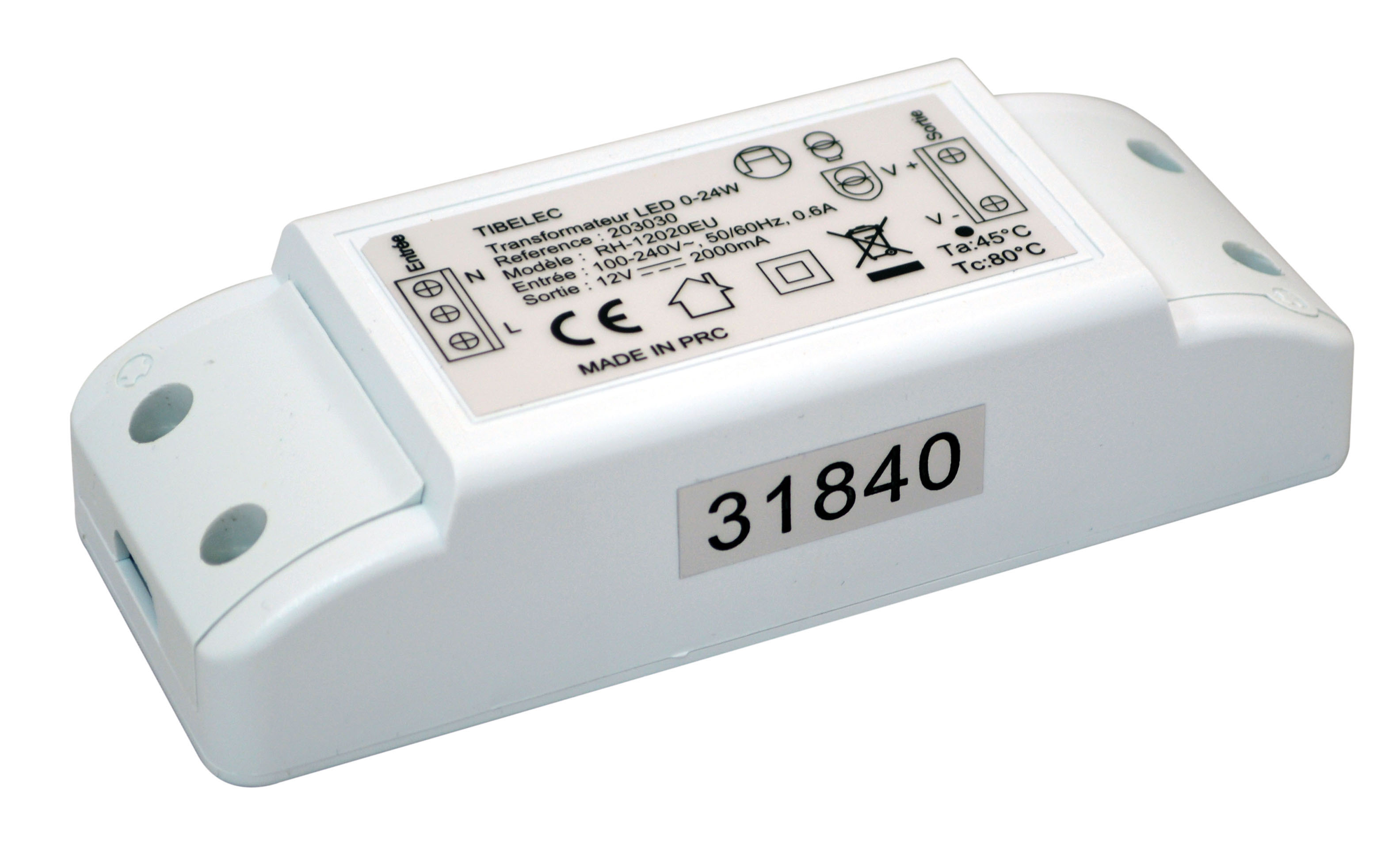 Transformateur pour LED AC 220V to 12V 20-50W #26@ - Cdiscount Bricolage