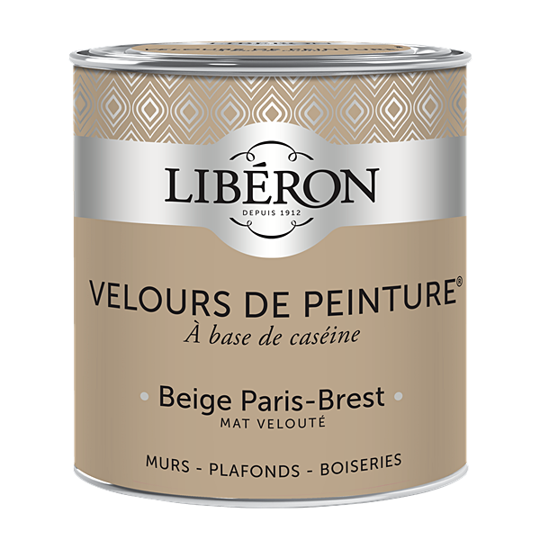 Peinture multisupport velours beige ParisBrest 0,5L - LIBERON