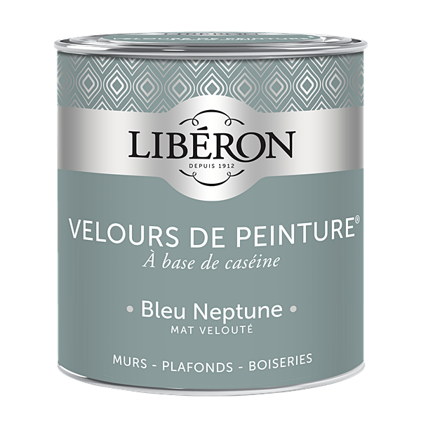 Peinture multisupport velours bleu neptune 0,5L - LIBERON