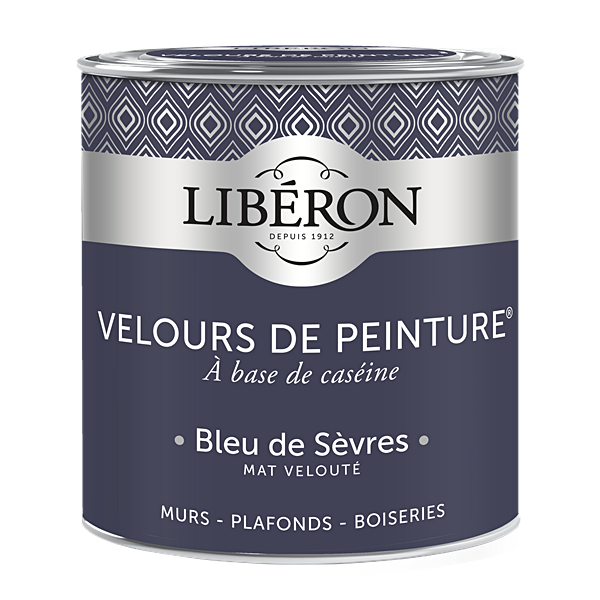 Peinture multisupport velours bleu de Sèvres 0,5L - LIBERON