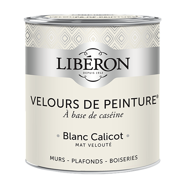 Peinture multisupport velours blanc calicot 0,5L - LIBERON