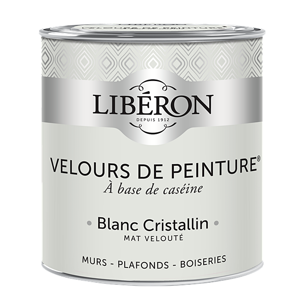 Peinture multisupport velours blanc cristallin 0,5L - LIBERON