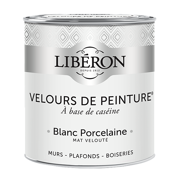 Peinture multisupport velours blanc porcelaine 0,5L - LIBERON