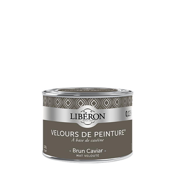 Peinture multisupport velours brun caviar 125ml - LIBERON