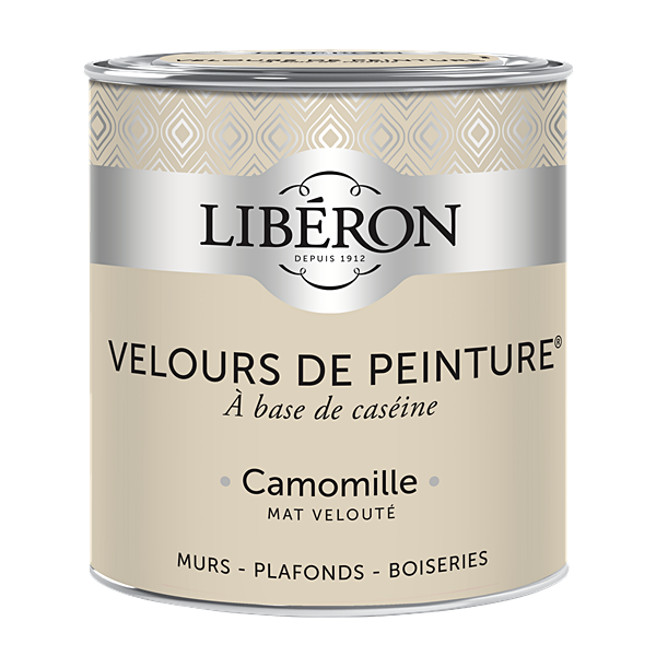 Peinture multisupport velours camomille 0,5L - LIBERON