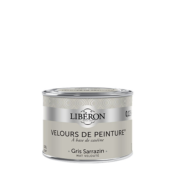 Peinture multisupport velours gris sarrasin 125ml - LIBERON