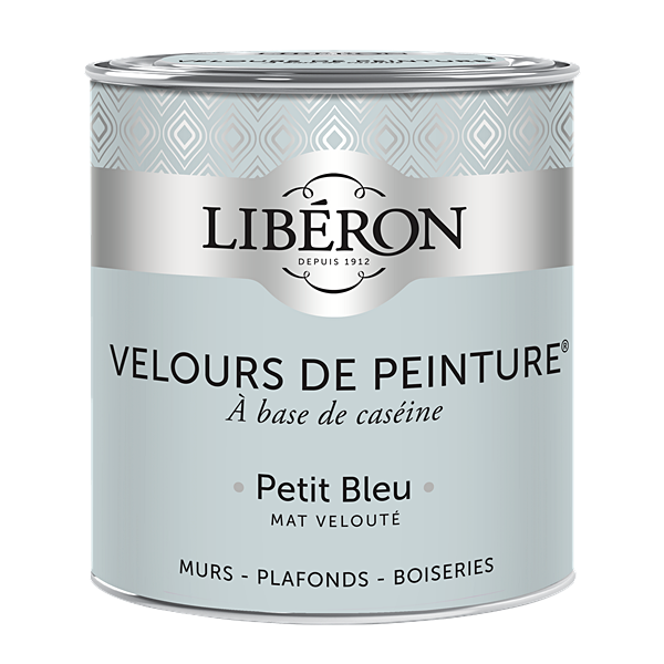 Peinture multisupport velours petit bleu 0,5L - LIBERON