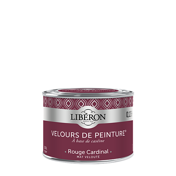 Peinture multisupport velours rouge cardinal 125ml - LIBERON