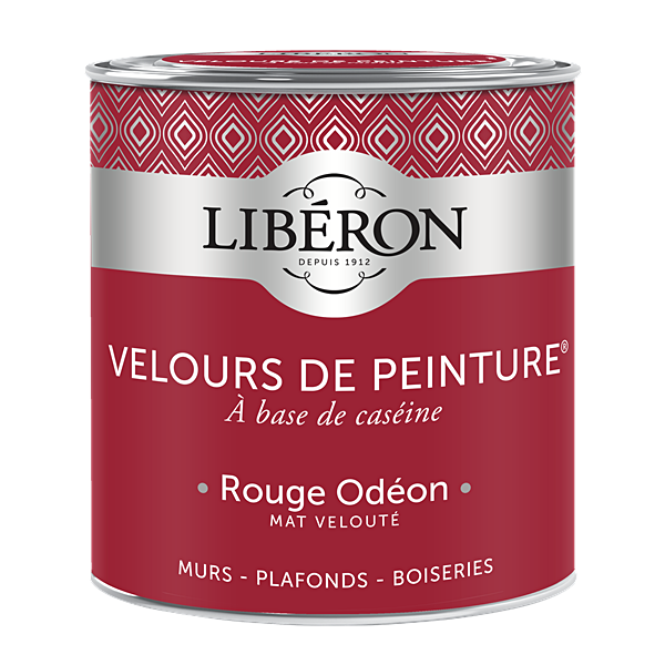 Peinture multisupport velours rouge odéon 0,5L - LIBERON