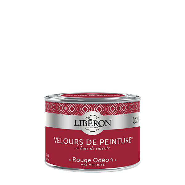 Peinture multisupport velours rouge odéon 125ml - LIBERON